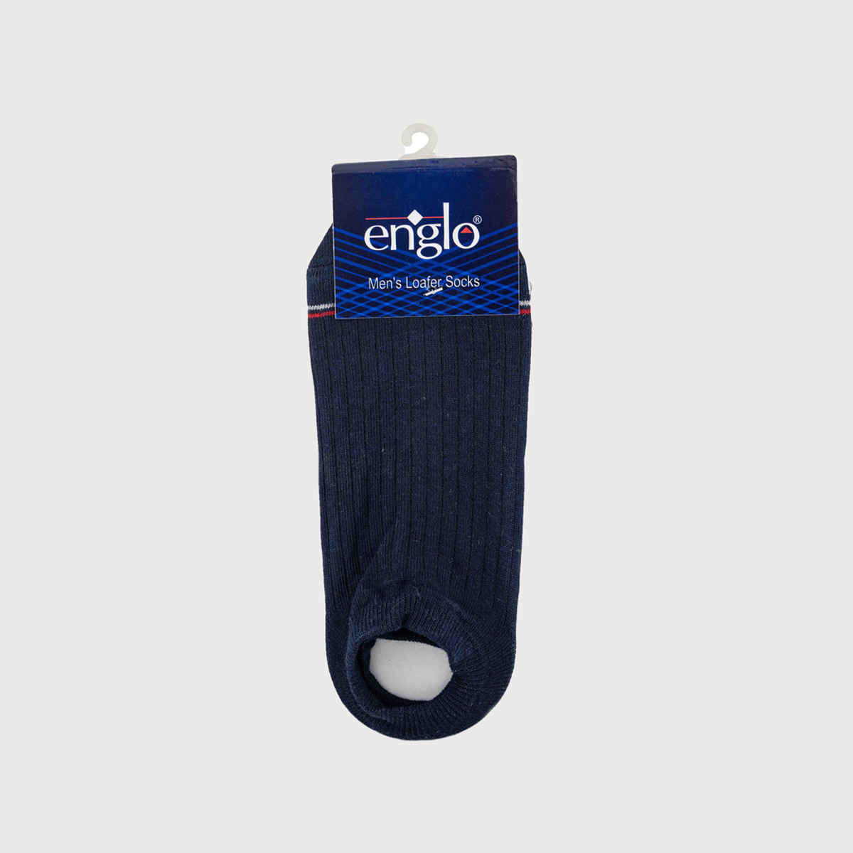 Englo Men's Solid 80% Cotton, 19% Polyester, and 1% Elastane Loafer Socks | Assorted - Free Size