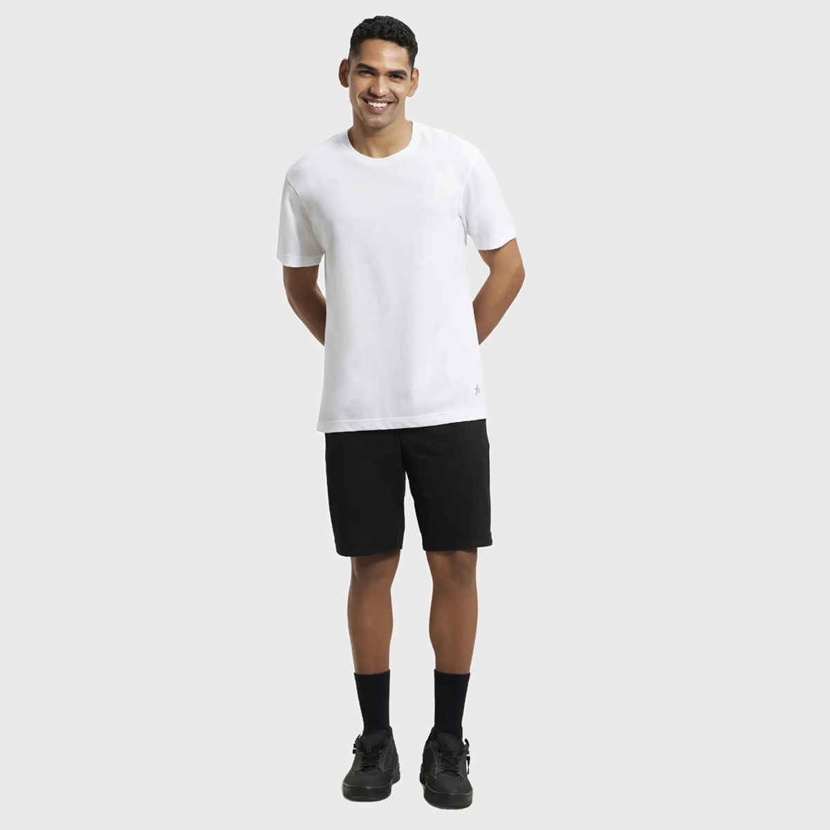 Jockey Men Cotton Rich Round Neck Half Sleeve T-shirt | White - XL