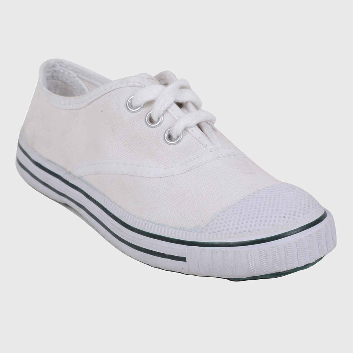 Action Kids School Shoes | APTP-T01 | White - UK 10