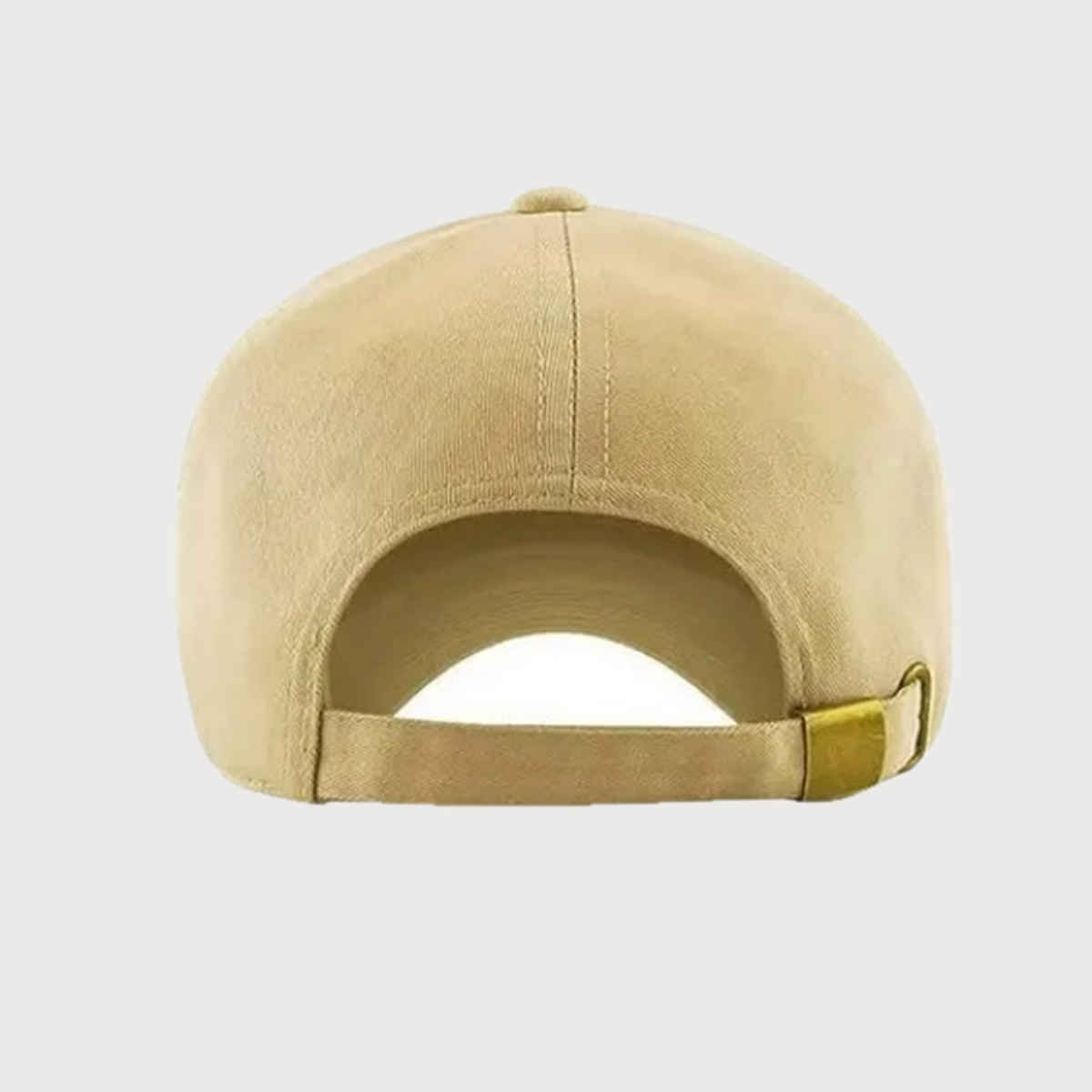 Blynk Unisex Solid Color Baseball Cap with Adjuable Back | Khaki