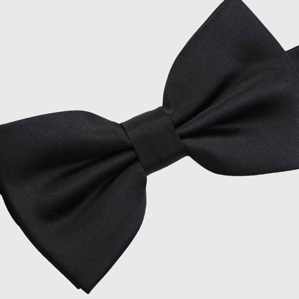 Calvadoss Men's Solid Bow Tie | BOW 2159 | Black