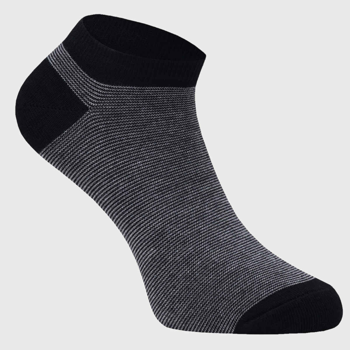 Beyond Unisex Striped Cotton Low Cut Socks | Assorted - Free Size
