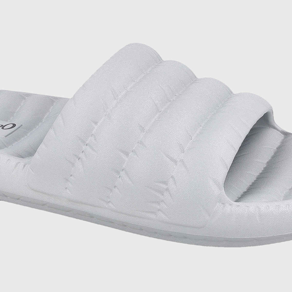 Walkaroo Men's Flip Flop Sliders | WC8770 Light Grey | UK 10