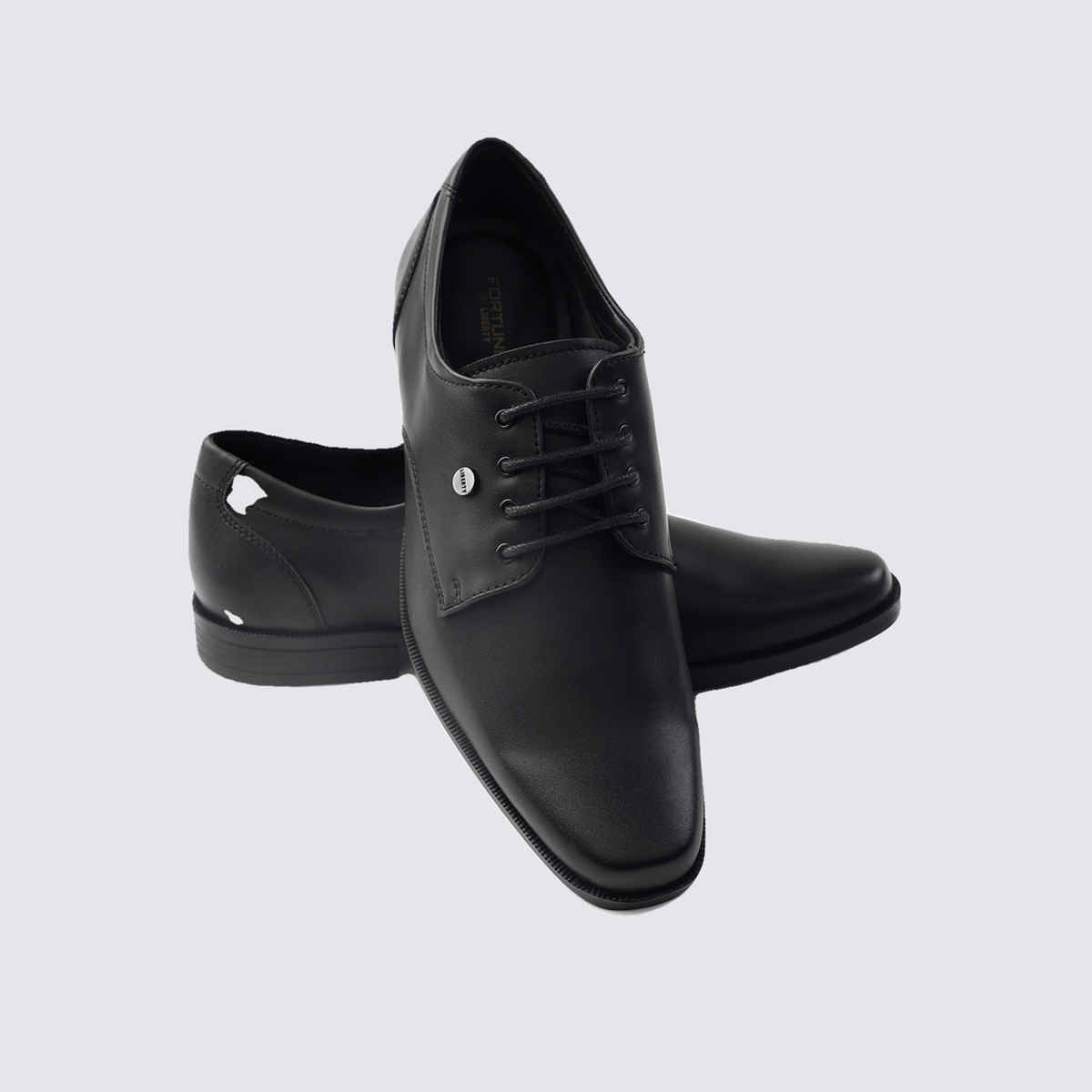 Liberty Apparel Men's Fortune Benstock1E Formal Derby Shoes | Black - UK 6