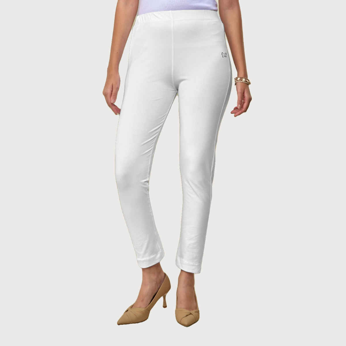 Lyra Women's Kurtipant | Off White - Free Size