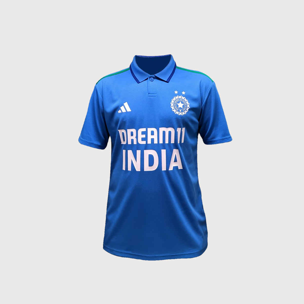 Adidas India Cricket Men's ODI Fan Jersey Short Sleeve | True Blue | KA2262-M