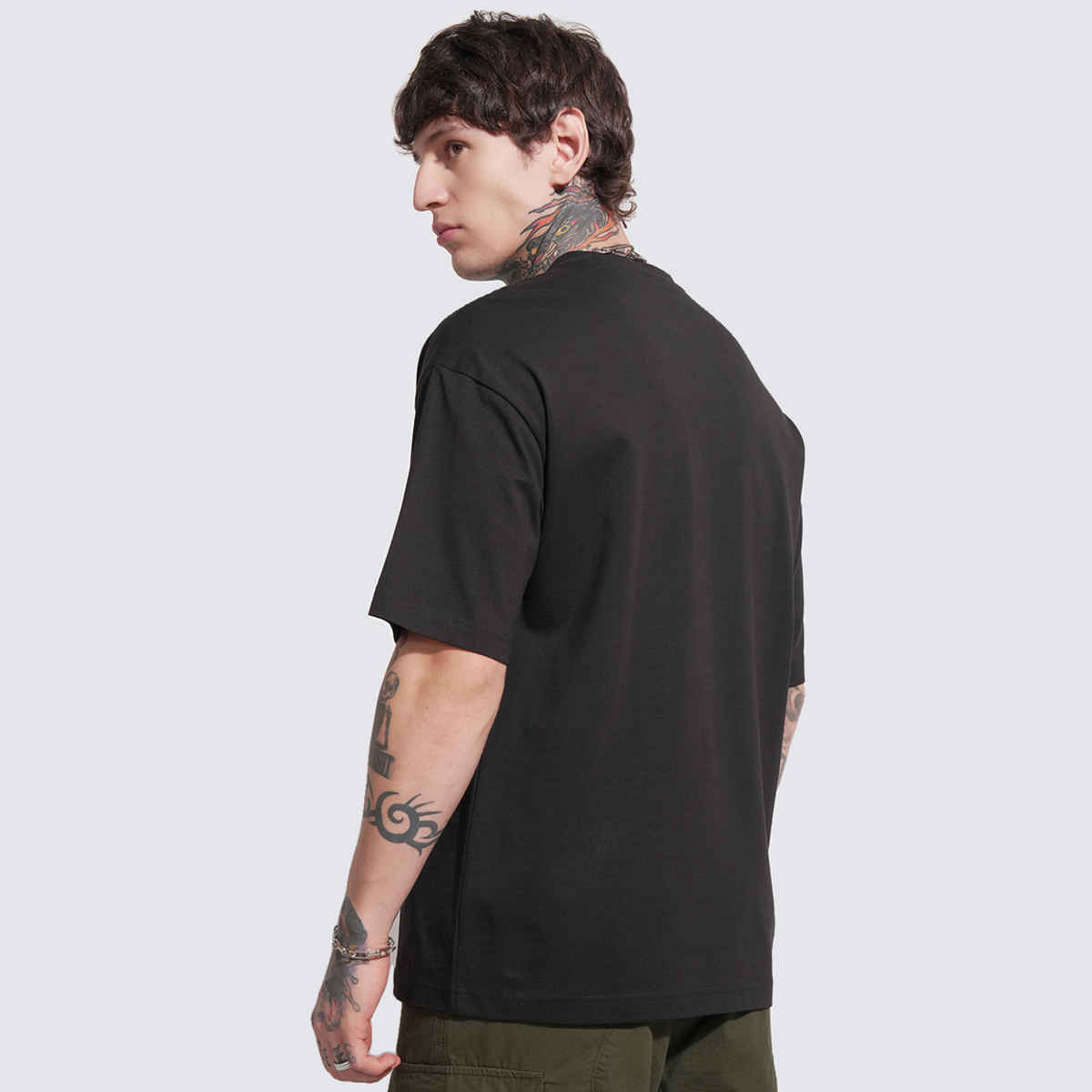 Highlander Men's Marvel Doctor Doom Oversized Drop Shoulder Graphic T-shirt | Black - XS