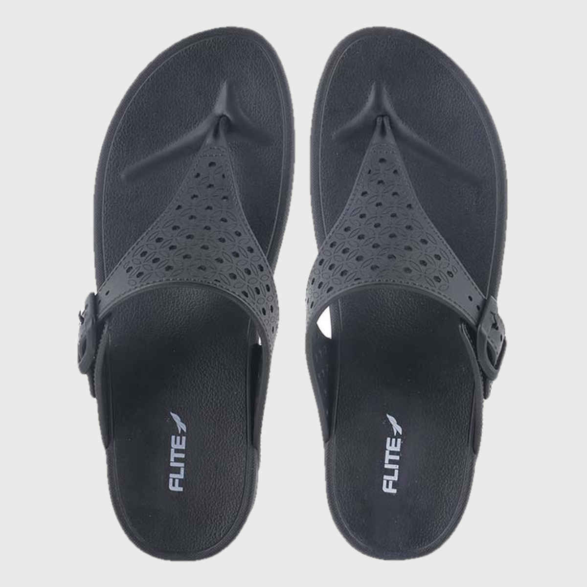 Flite Slippers FL-430 Black For Women-4UK