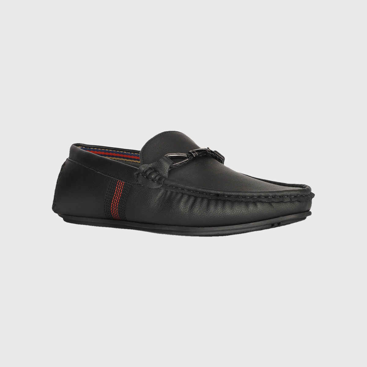 Bata Red Label Black Loafer For Men - 7