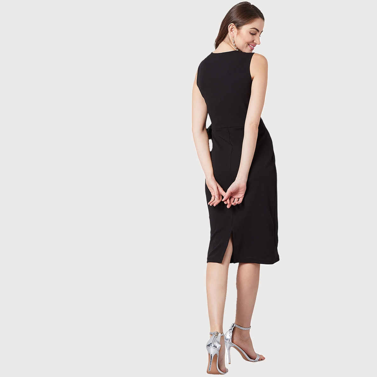 Athena Women's Embellished Maxi Dress | Black - XL