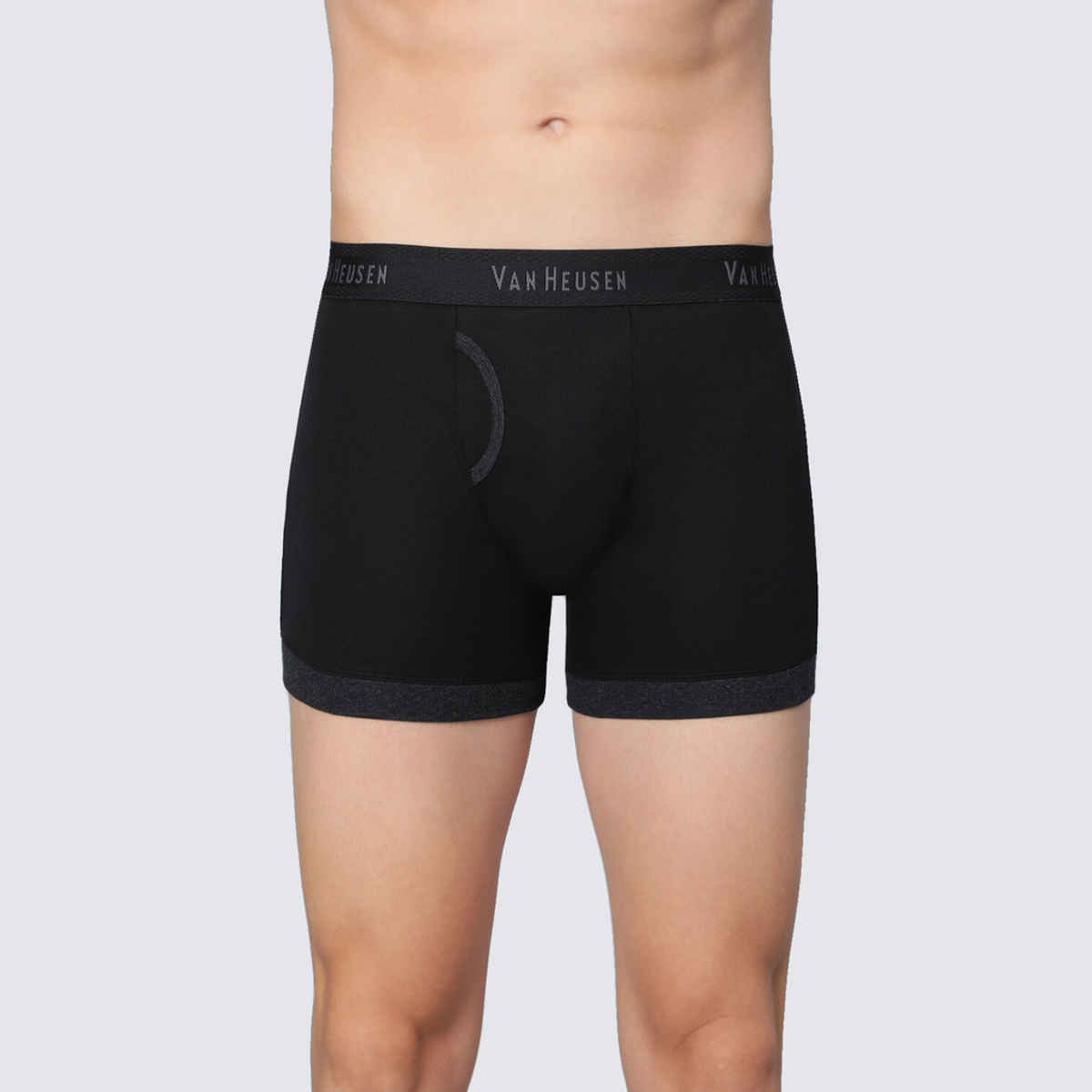 Van Heusen Men Solid Anti Bacterial & Colour Fresh Trunks | Assorted - S
