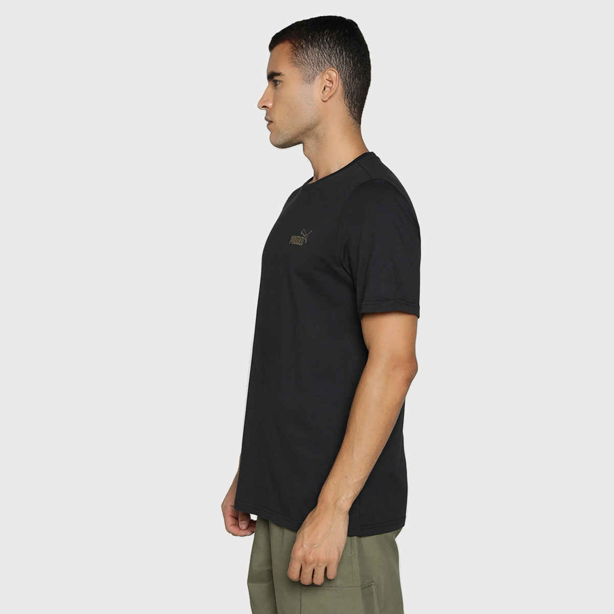 Puma Men's Graphic Logo Tee | Black | L