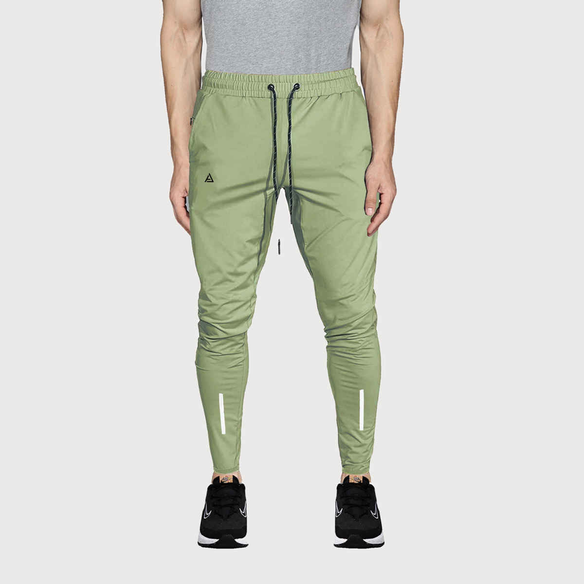 Avolt Men's Solid Regular Fit Track Pant | Light Green - XL
