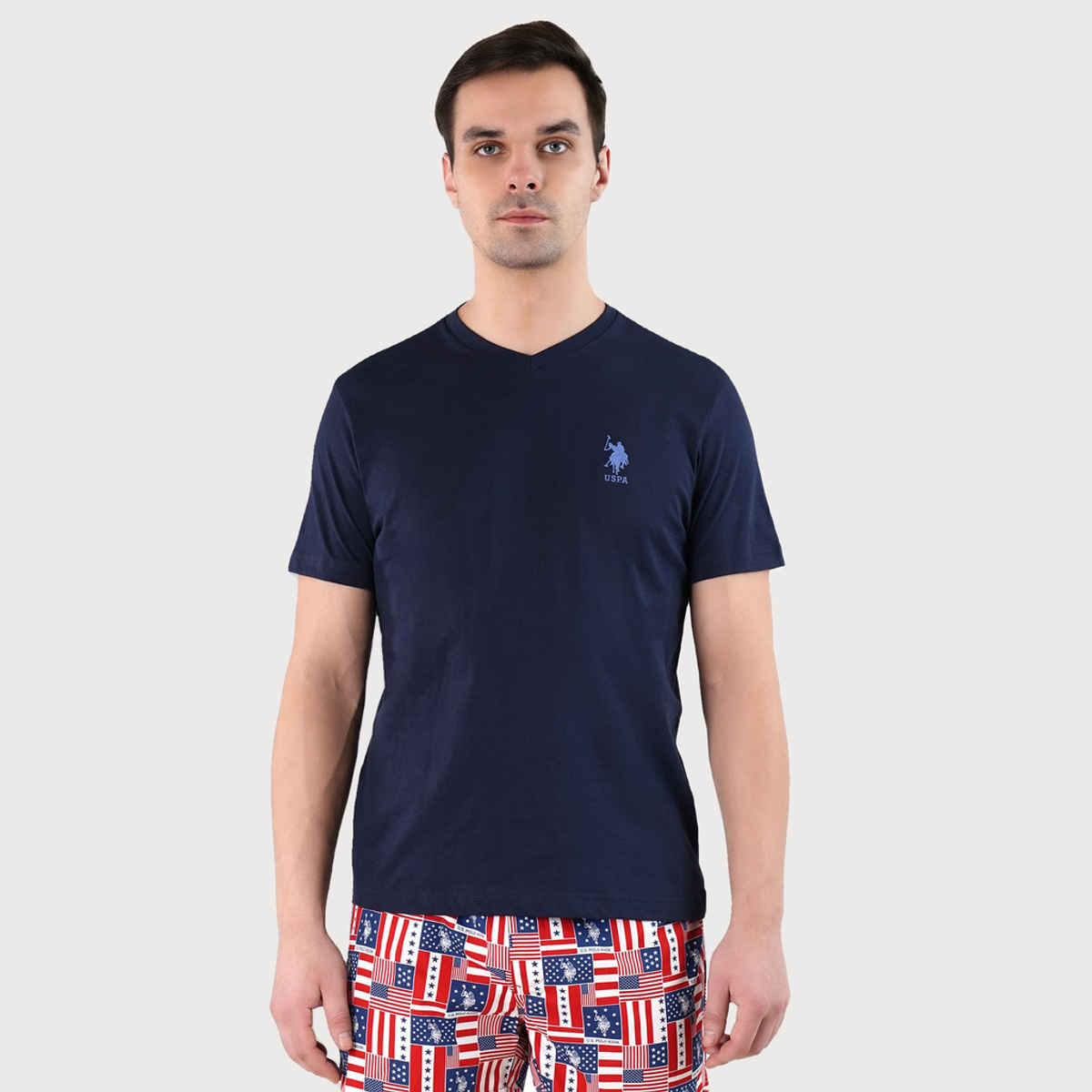 U.S. Polo Assn. Men's Solid T-shirt | Navy - M