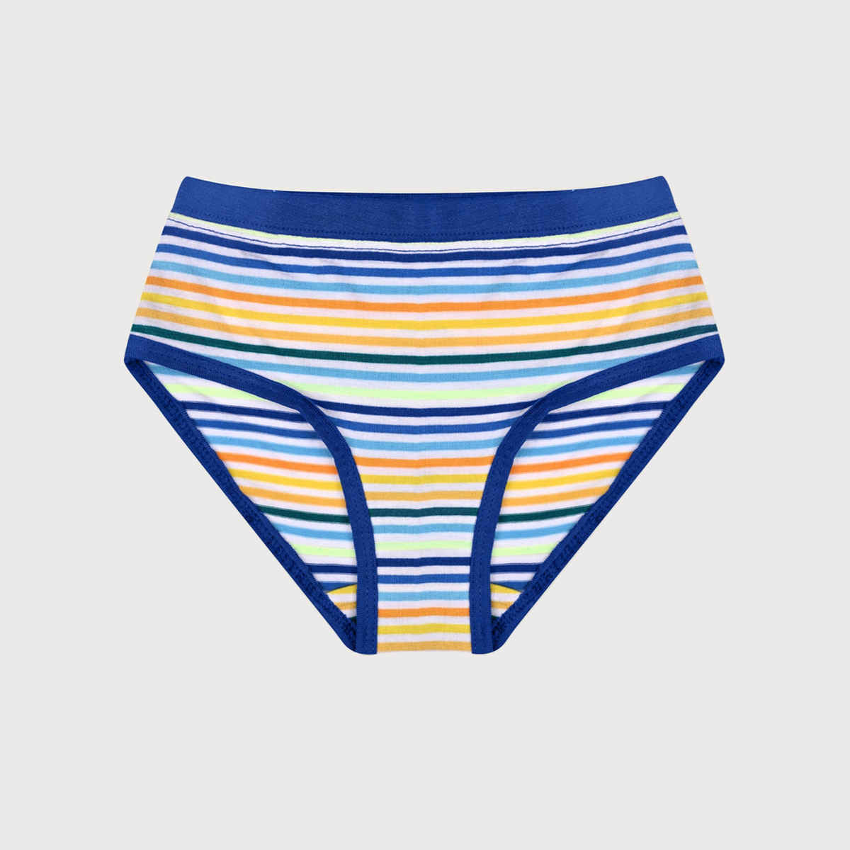 XY Life Hipsters for Girls, Tencel Modal, Antimicrobial - Multi Stripes | 7-8Y| Pack Of 3 Panty