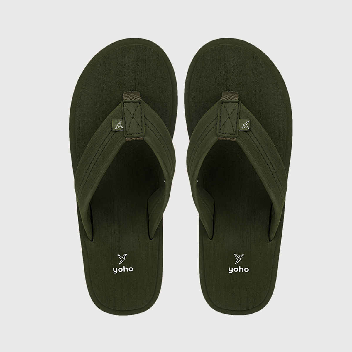 Yoho Men Slippers Bubbles | Olive Green | UK 10