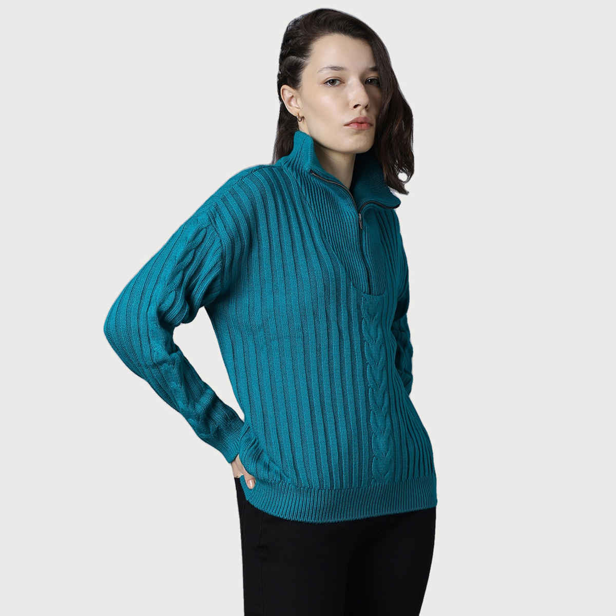 High Star Women's Sweater | Teal - M