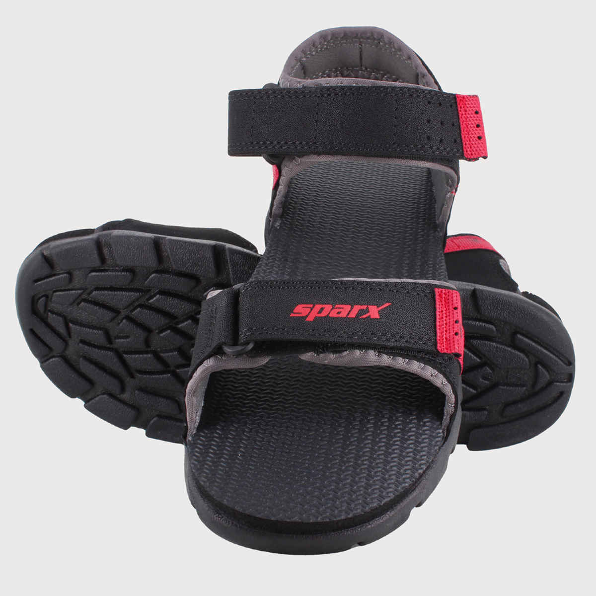 Sparx Sandal SS-109 Black & Red For Men - 10