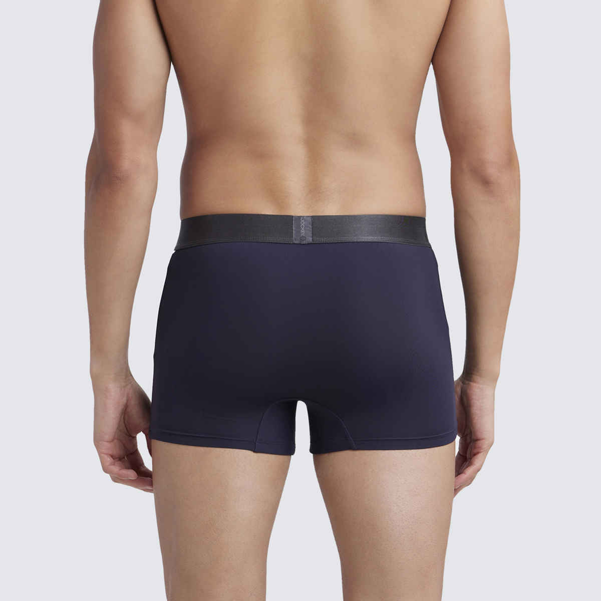 Jockey IC28 Men's Tactel Microfiber Elastane Stretch Underwear Solid Trunk | Navy-M