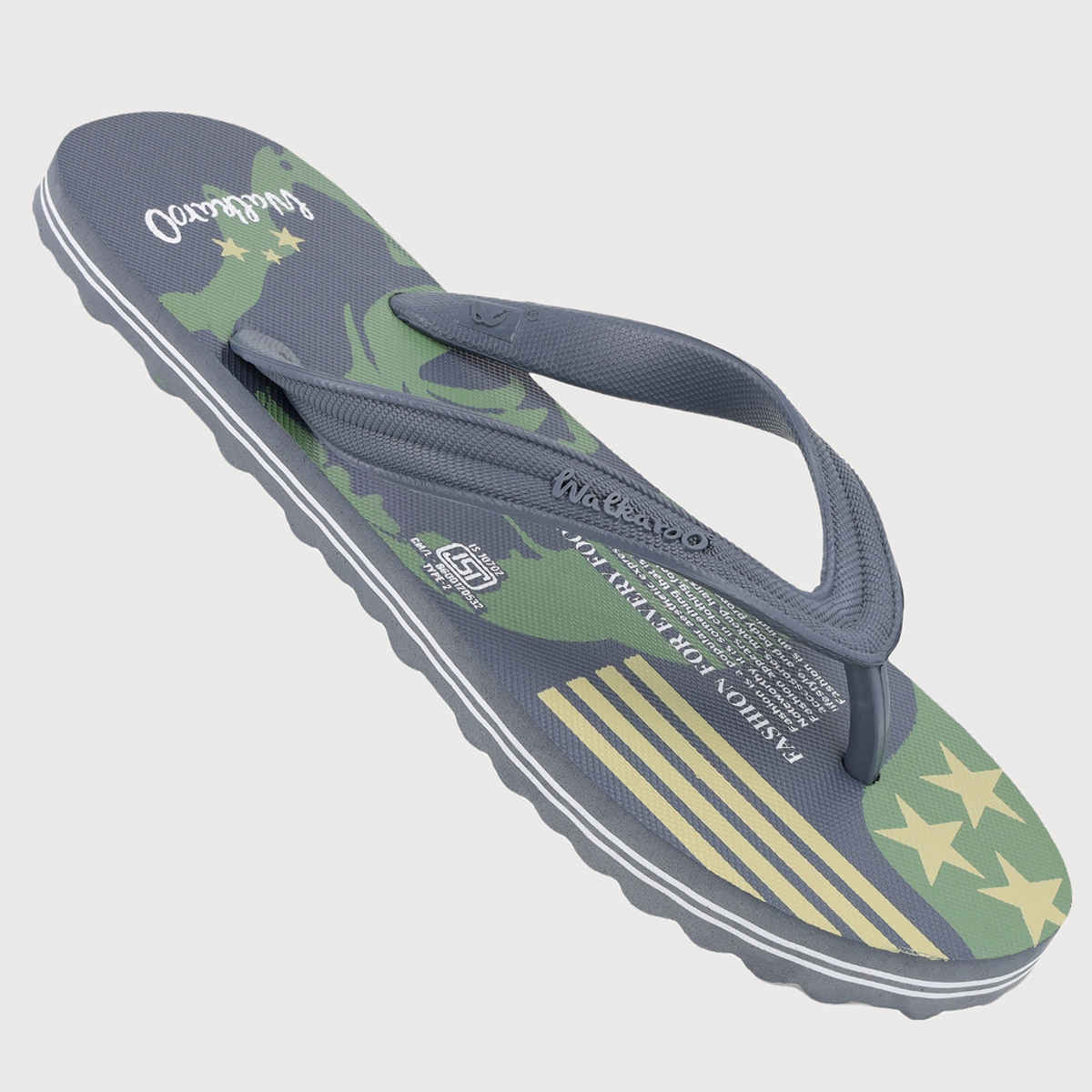 Walkaroo Men's Dailywear Hawai | HL013 Grey | UK 8