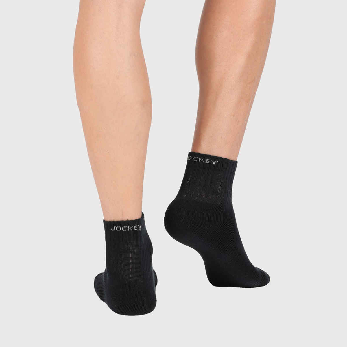 Jockey 7036 Men's Compact Cotton Terry Ankle Length Socks|PO3 | Multi Colour-FS