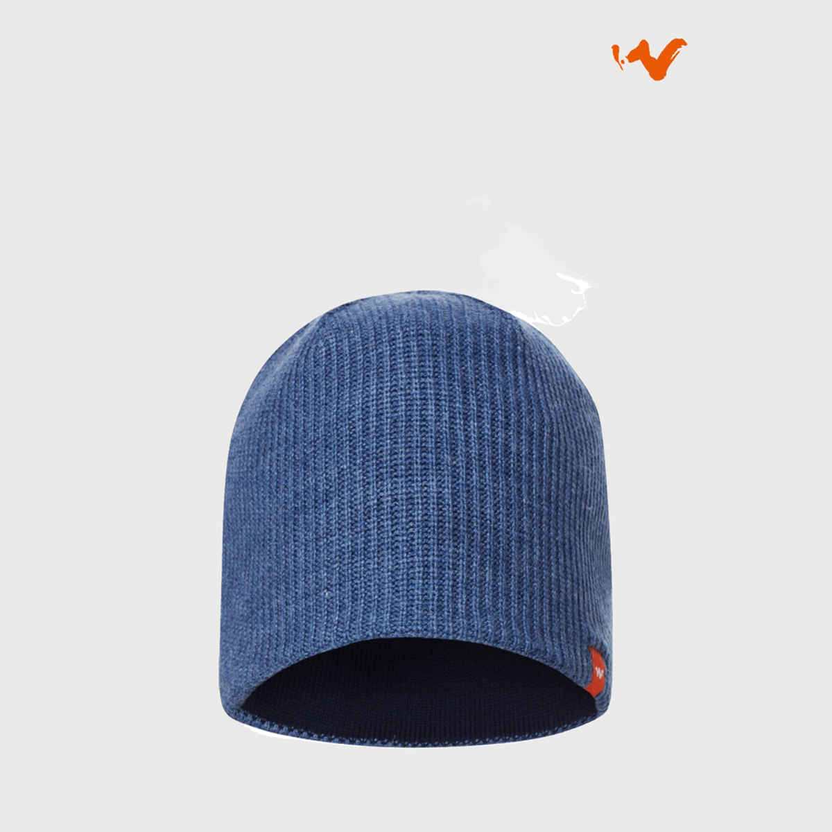 Wildcraft Unisex Solid 100% Acrylic Skull Cap | Teal Blue - Free Size