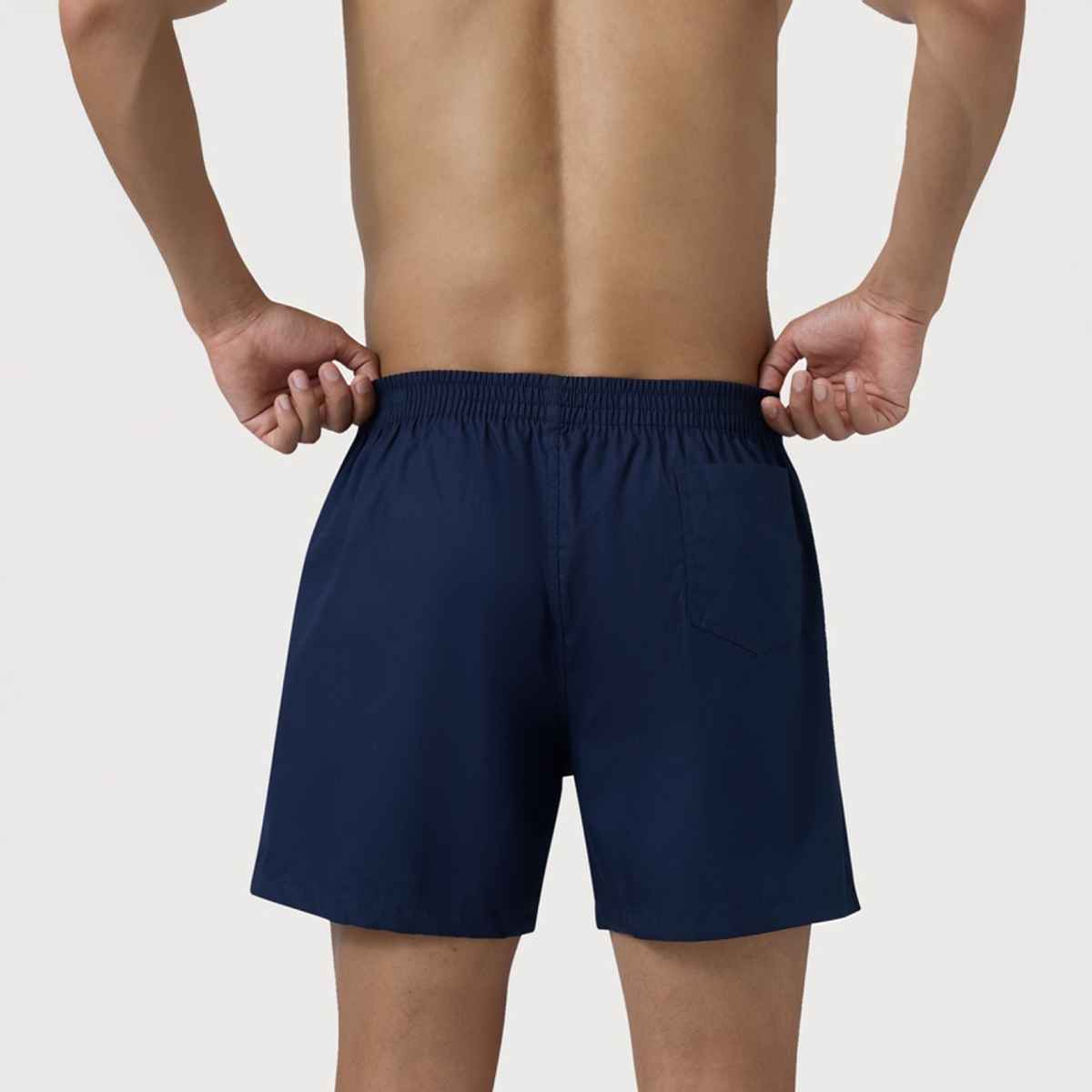 XYXX Men's Cotton Solid Inner Boxers Pack of 1, Midnight Blue| L
