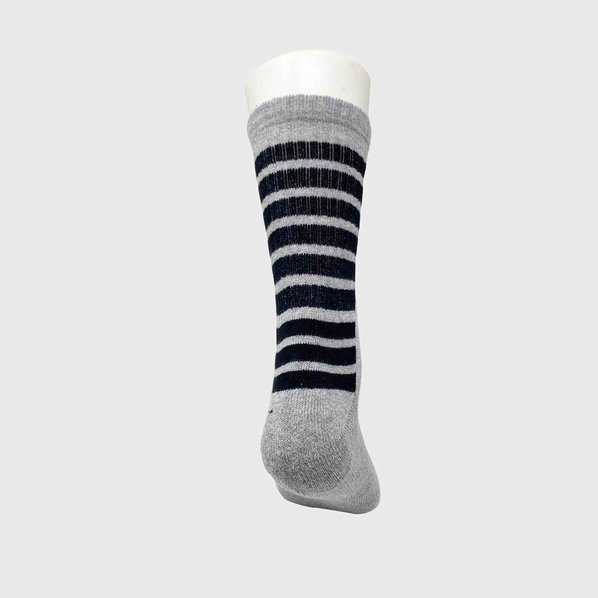Englo Men's Striped 80% Cotton, 19% Polyester, and 1% Elastane Crew Socks | Assorted - Free Size