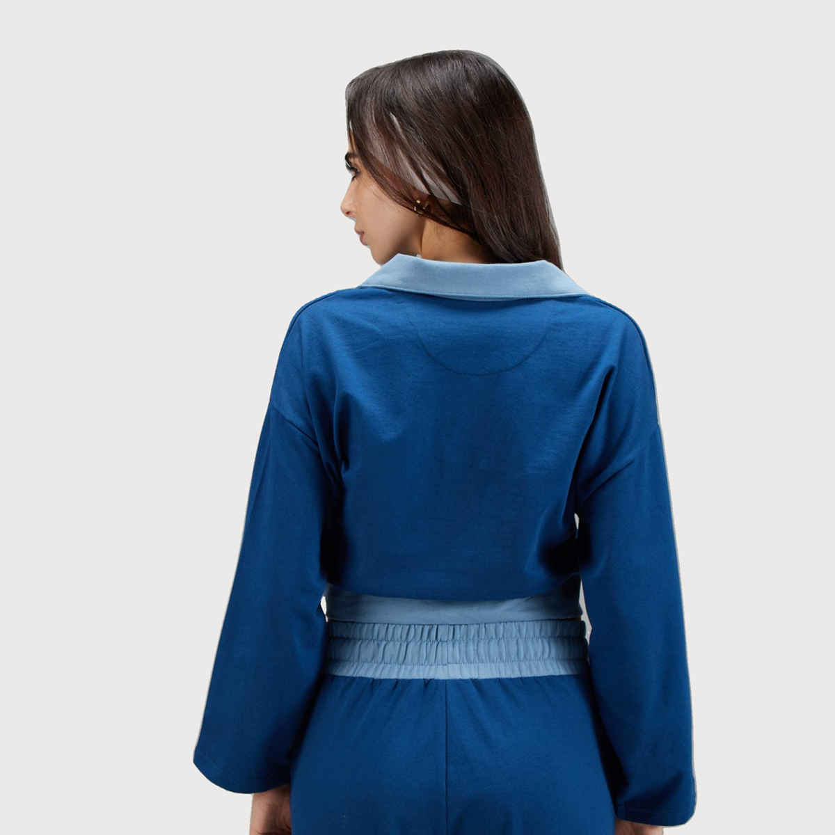 Cava Women's Polo Sweatshirt Boxy | Blue - XL