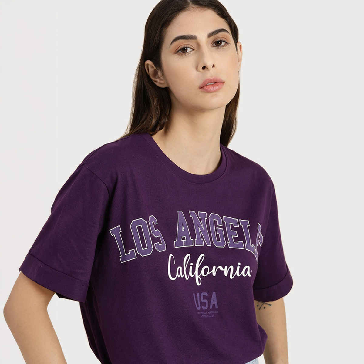 Dillinger Women's T-shirt | LNDMK216GRL | Purple - XS