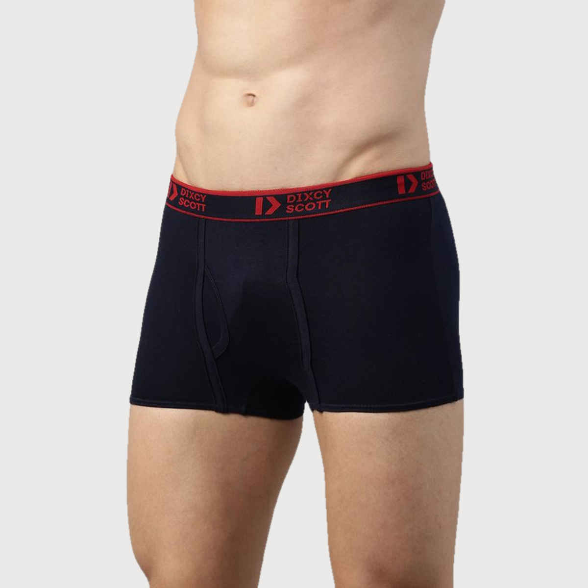 Dixcy Scott Originals Men'S Trunk Snug Fit Solid Innerwear (Multicolor-Pack Of 2)
