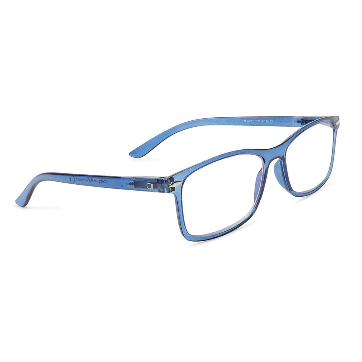 Specsmakers Unisex Solid TR90 Computer Glasses | Blue