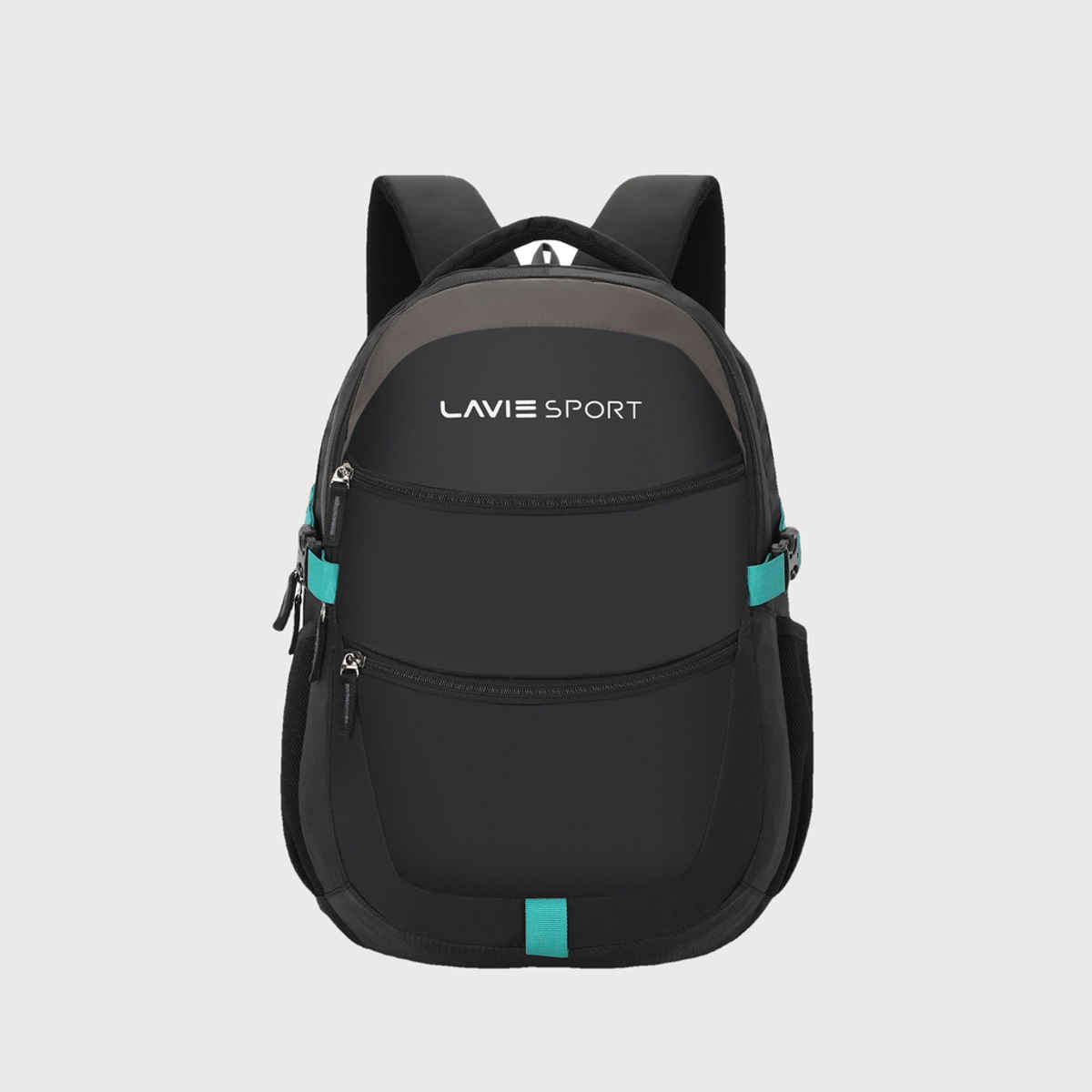 Lavie Sport Unisex Solid Polyester Padded Grab Handle Laptop Backpack | Black | M (31 x 20 x 46 cm)