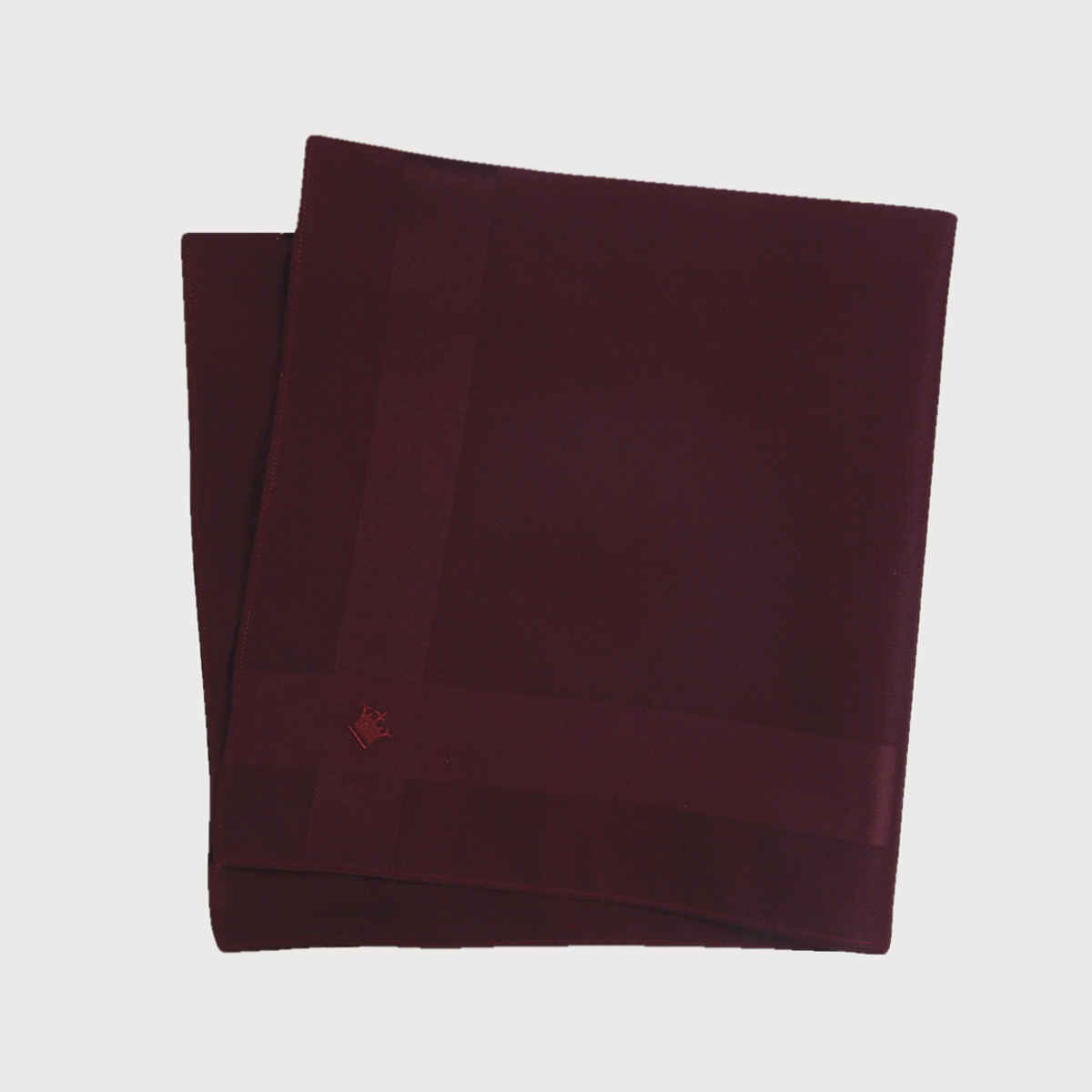 Louis Philippe Men's Solid Cotton Handkerchief | Assorted