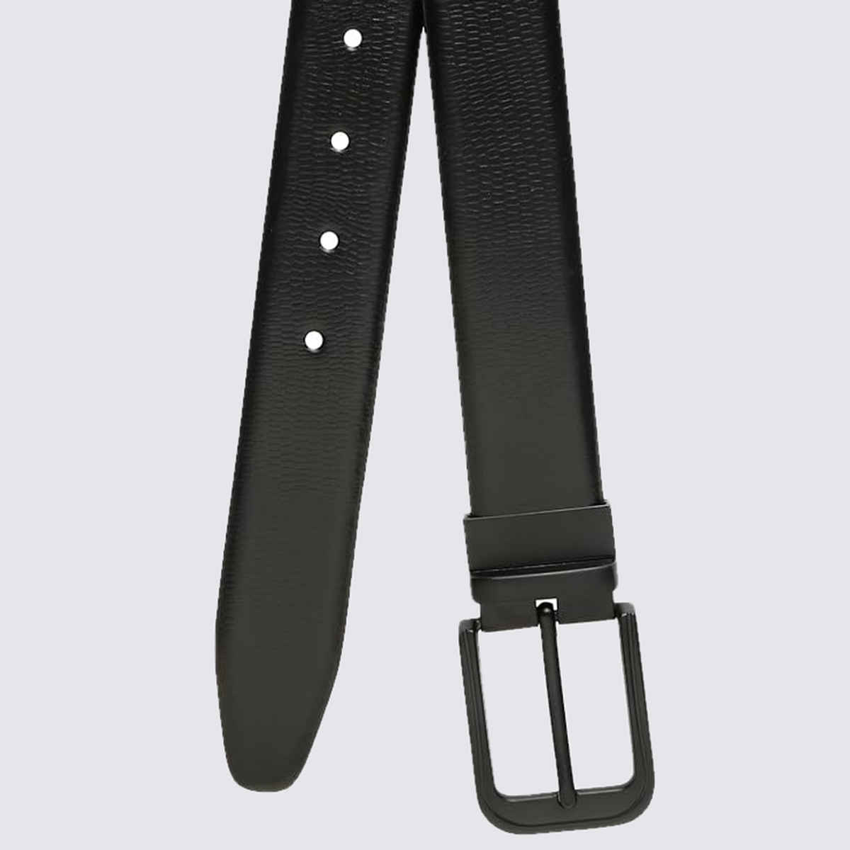 Teakwood Men's Solid Neo Cotton Belt | Black - 40 Inches