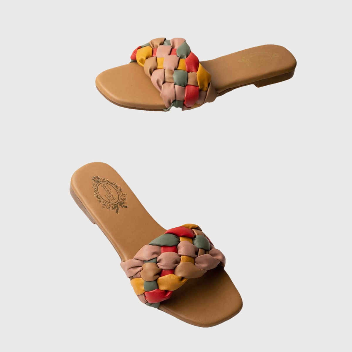 Shoetopia Women Tan Flats | UK 9