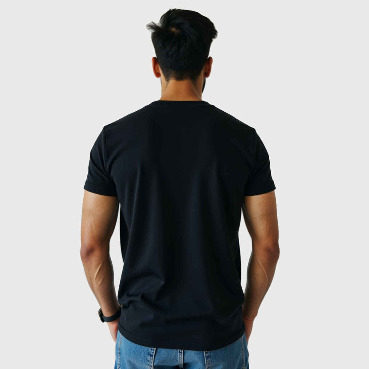 Mad Over Print Men's Dad Man T-shirt | Black - L