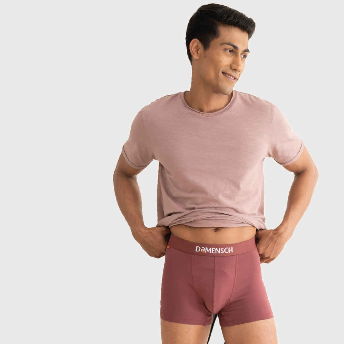 DaMENSCH Men's Deo Cotton Trunk | Colour May Vary - M