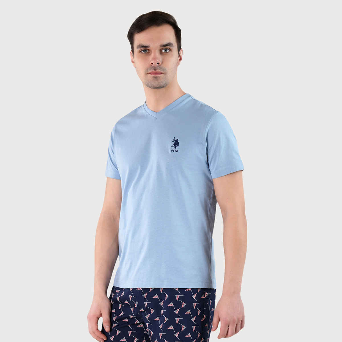 U.S. Polo Assn. Men's Solid T-shirt | Blue - S