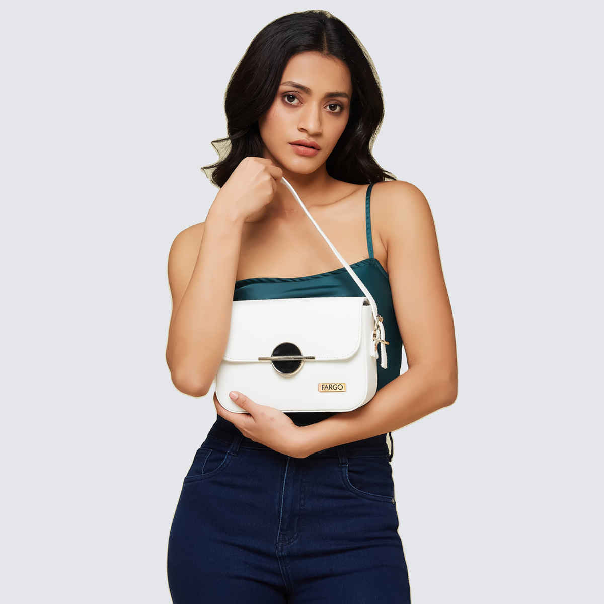 Fargo Women's Premium Sling Bag | White