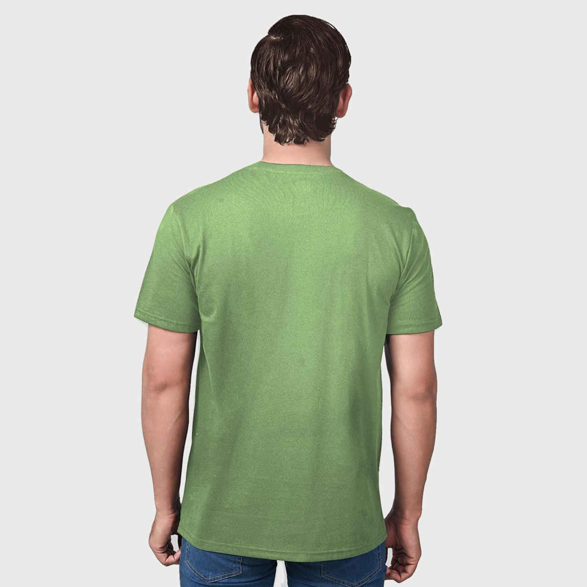 Lux Nitro Men's Round Neck T-shirt | Pista - M