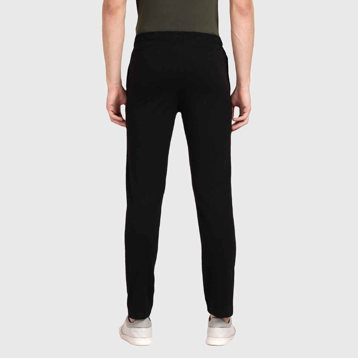 Pepe Jeans Mens Black Regular Track pant - Pack of 1 (L) Comfort Fit, Soft Fabric, Breathable