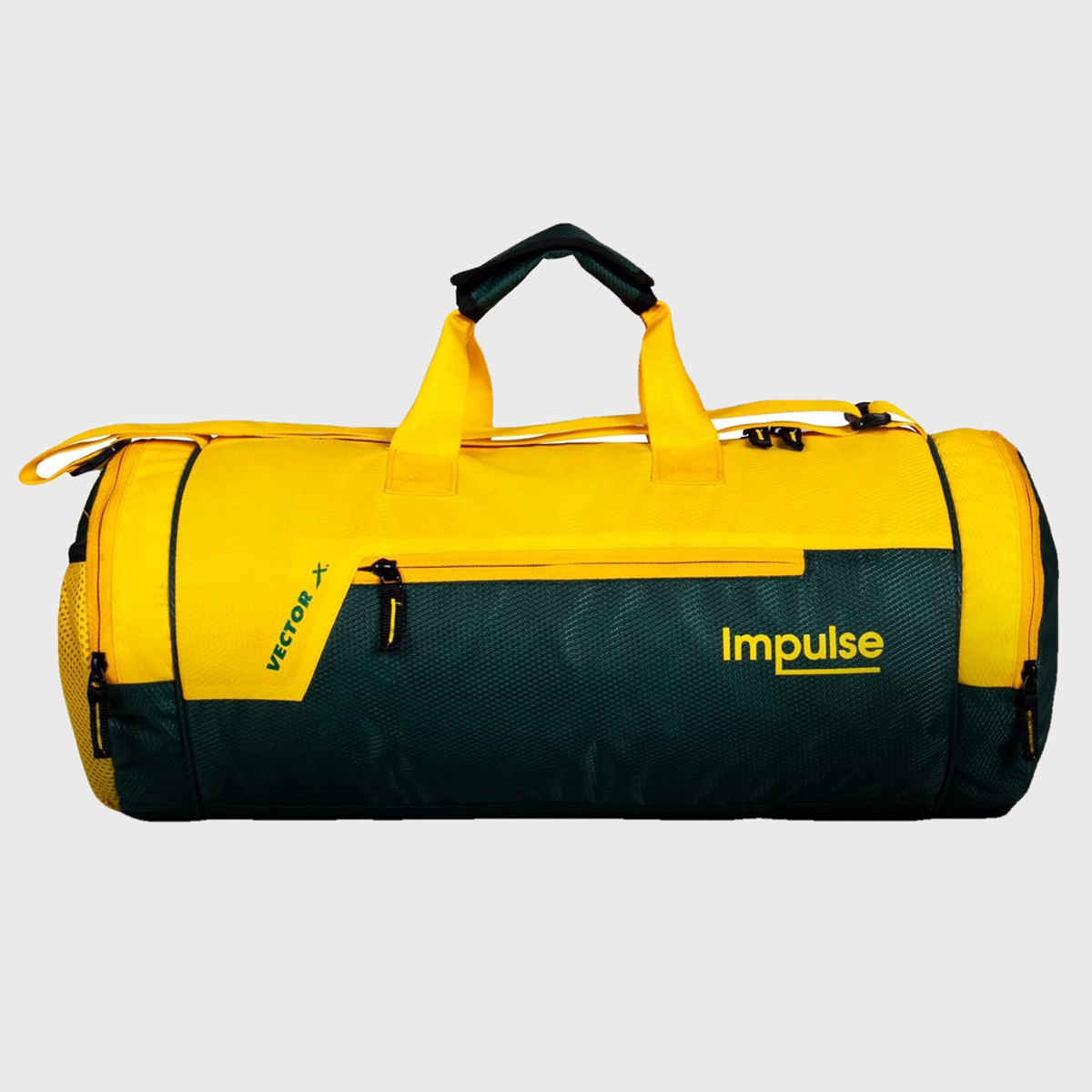 Vector X Unisex Polyester 26 L Gym Bag | Yellow
