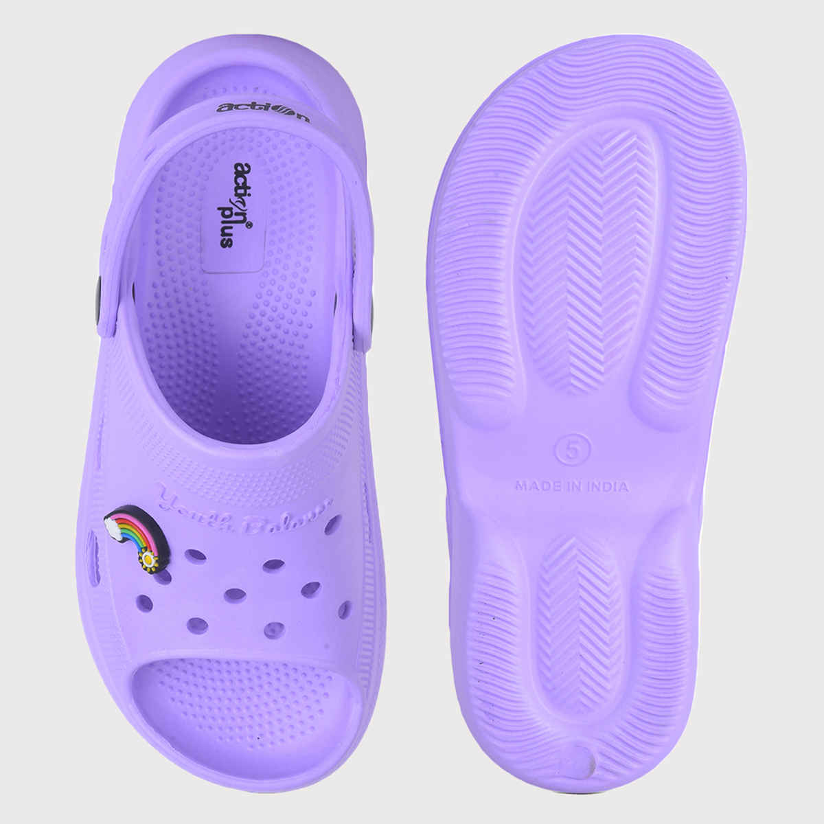 Action Girl's Ontl-22 Soft Sandals | Latest Design Sandals | Office Weal Sandals | Lavender - UK 7