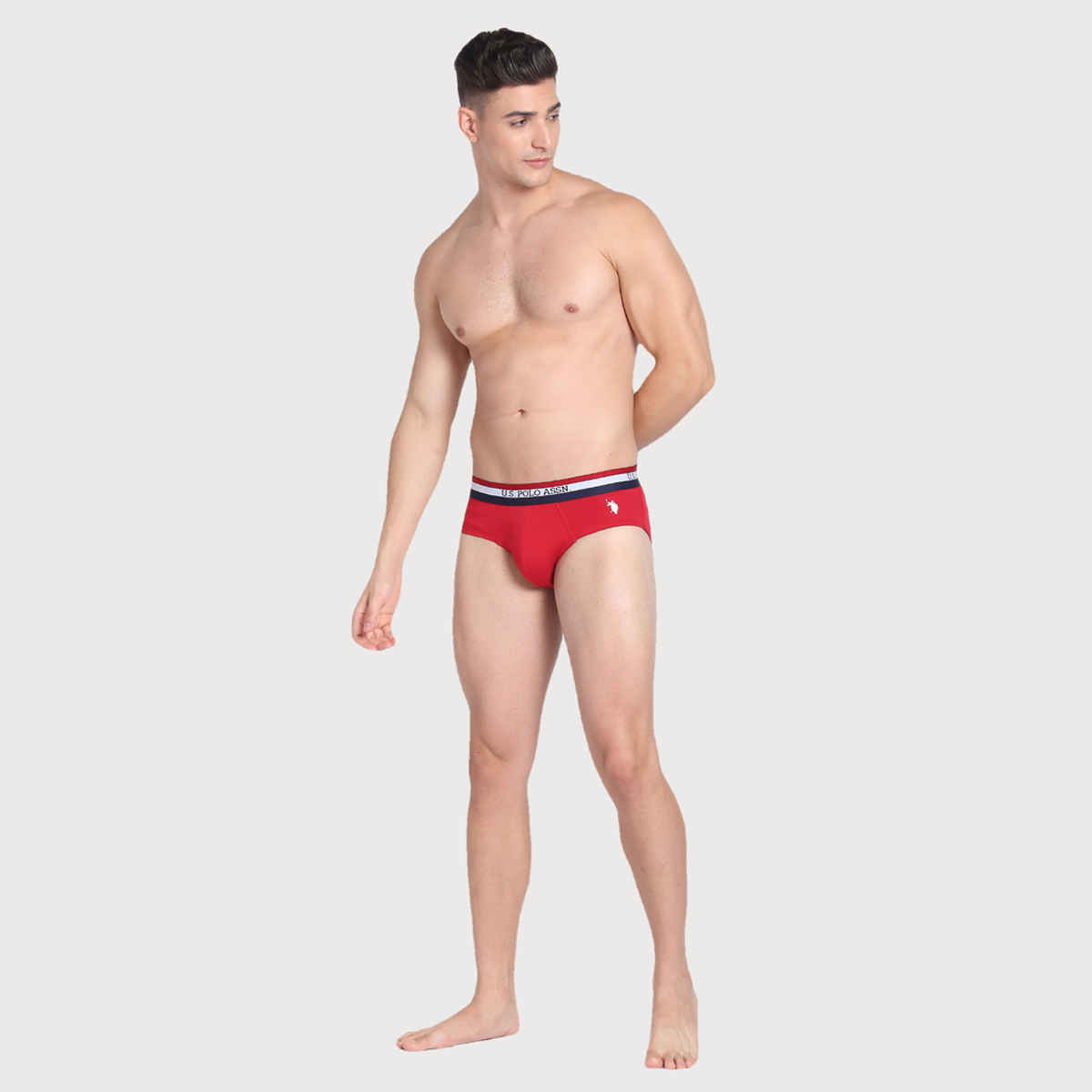 U.S. Polo Assn. | Underwear Pack of 3 | XL | Briefs | EB002 | Red, Navy And White