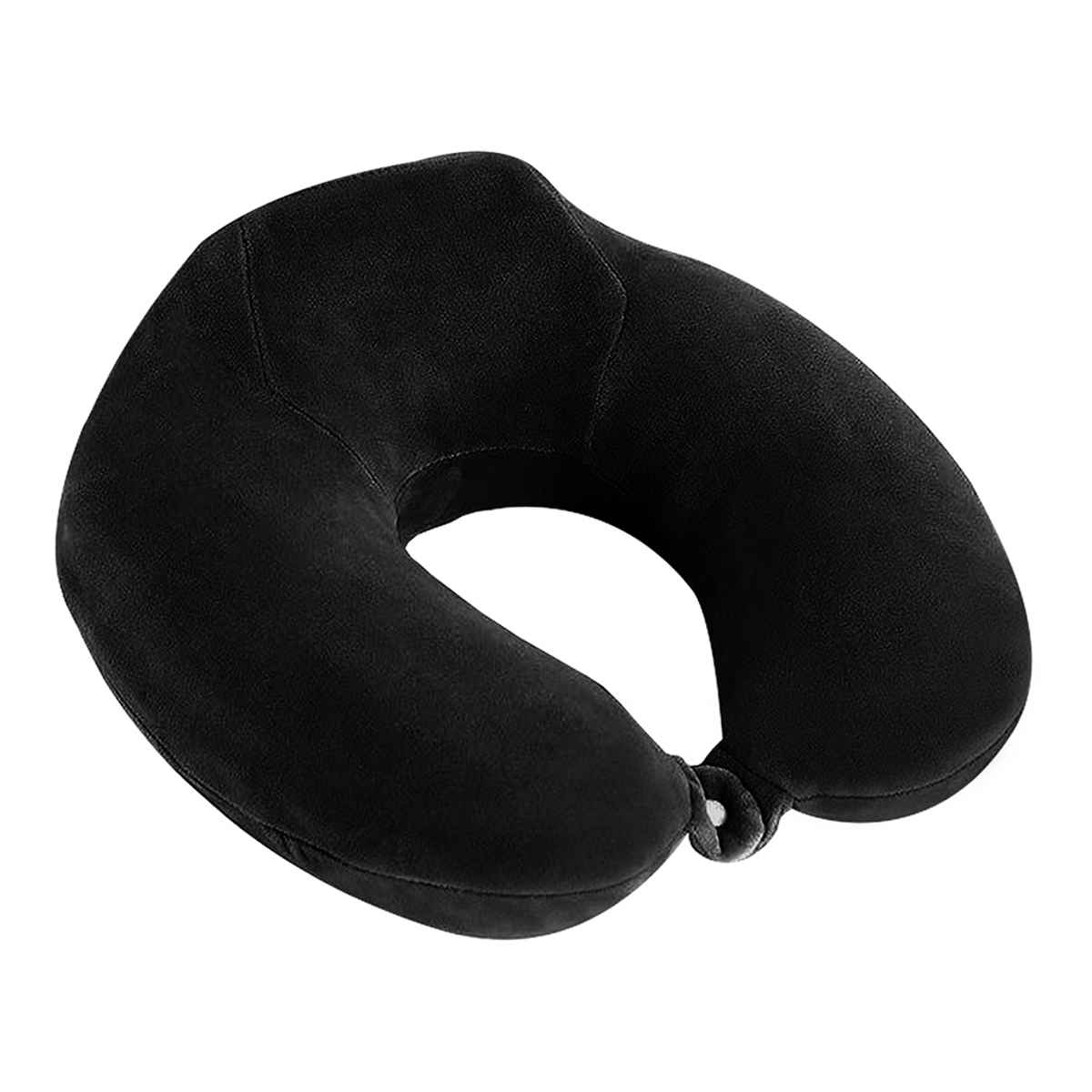 Billebon Unisex Memory Foam Travel Neck Pillow | Black - One Size