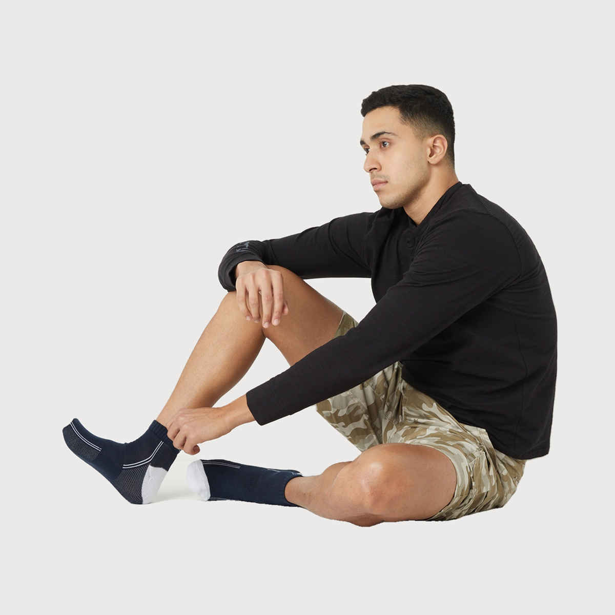 Wildcraft Unisex Patterned 78% Cotton, 20% Nylon, 2% Elastane Low Ankle Socks | Assorted