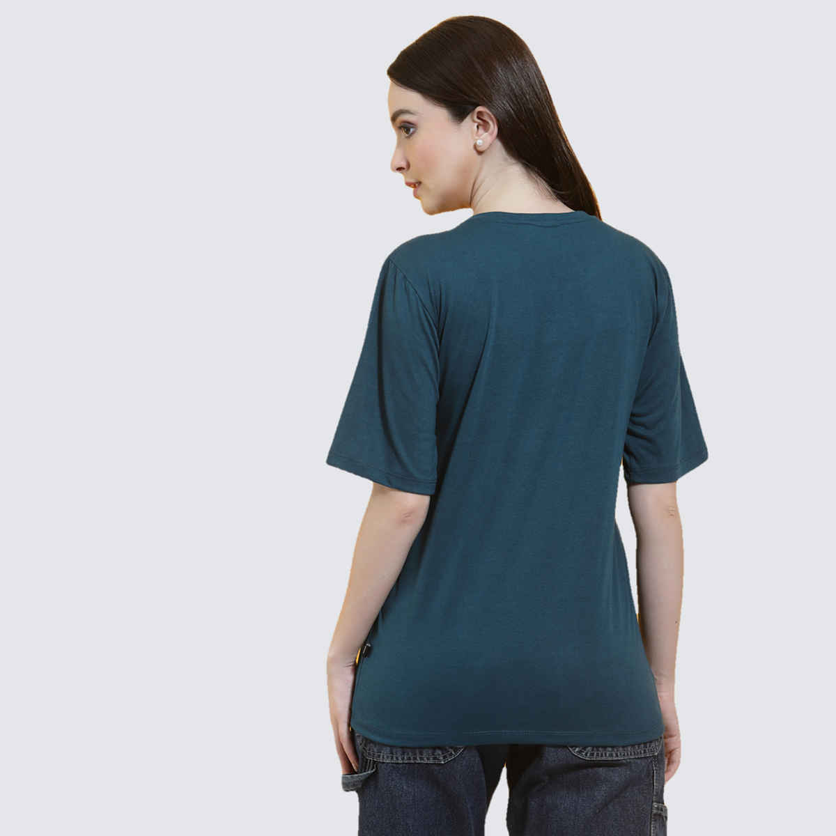Rigo Women Oversized T-shirt | Teal - M