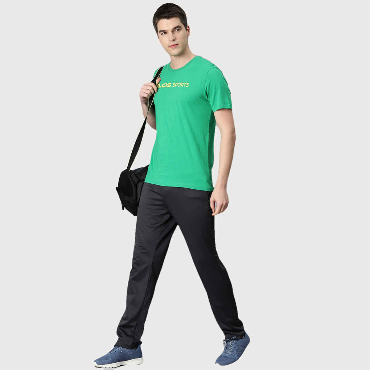 Alcis Men's Round Neck T-shirt | Green - XL