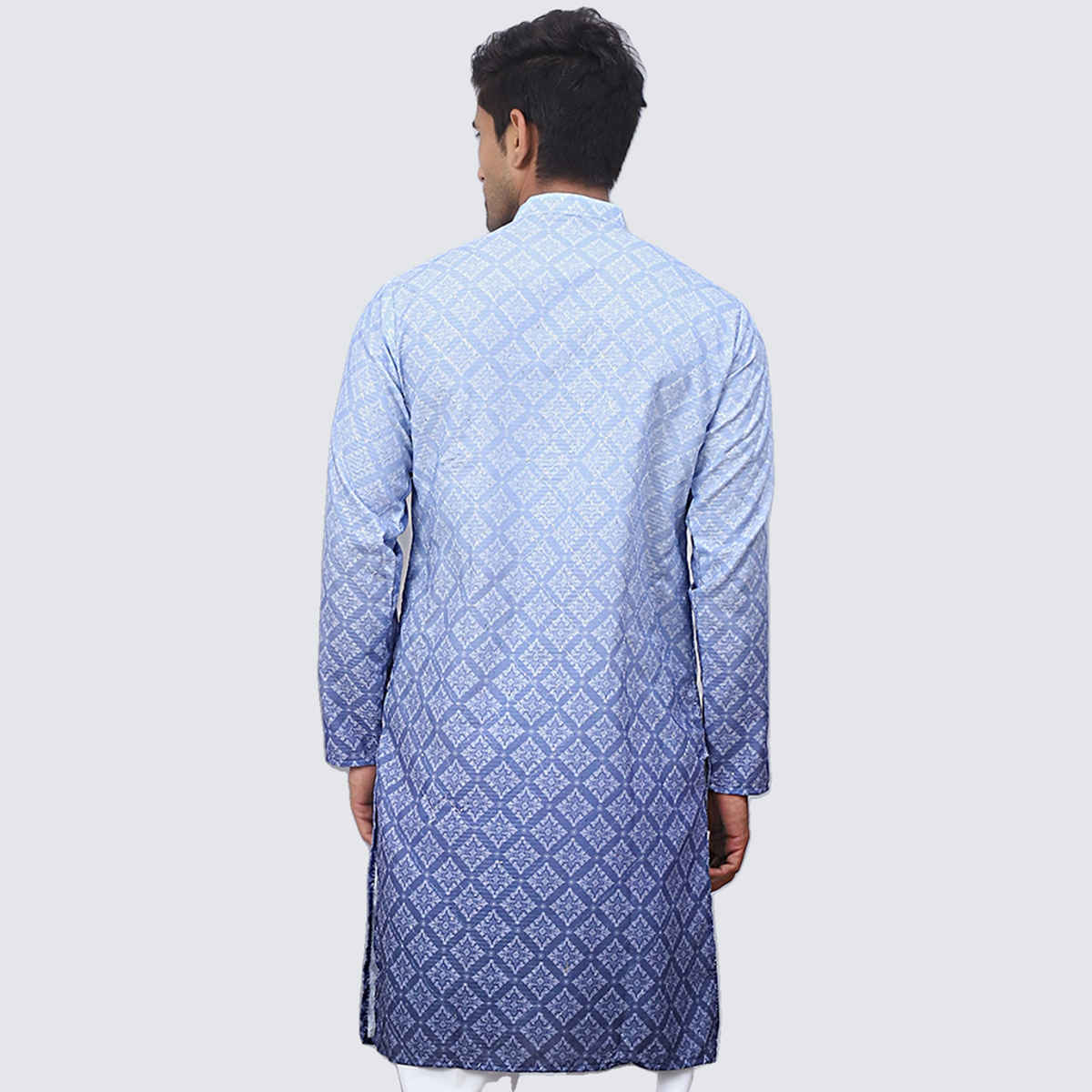 Jompers Men Kurta Only Ko 5074Blue S